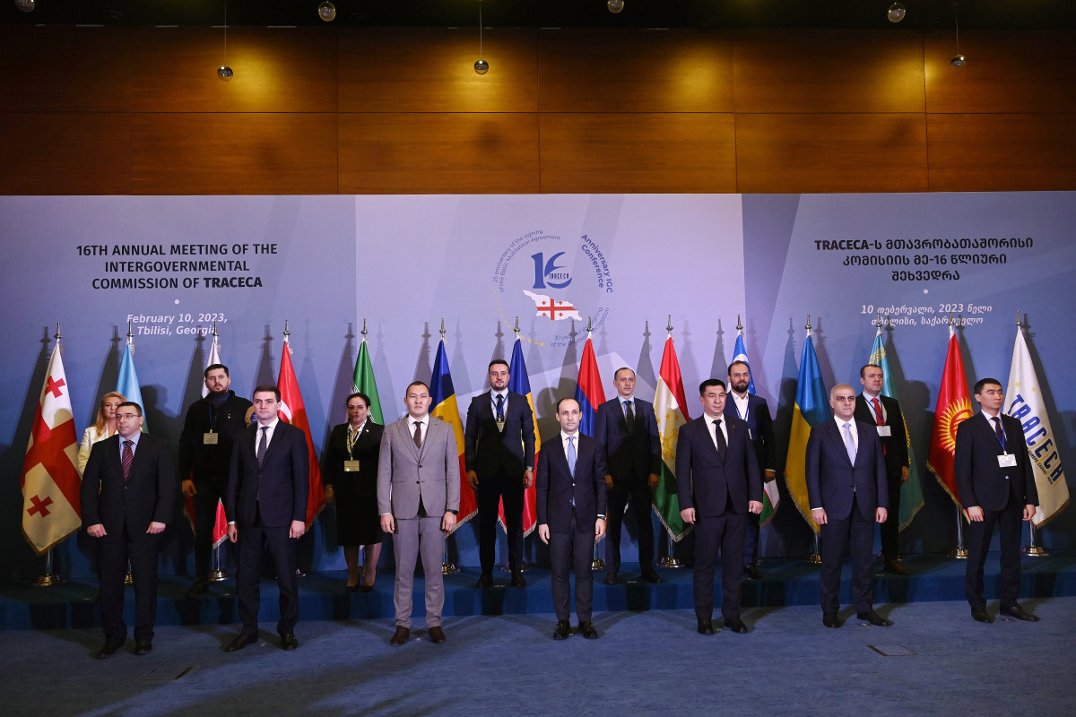 Azərbaycan TRACECA Hökumətlərarası Komissiyasının illik toplantısında təmsil olunur - FOTO 
