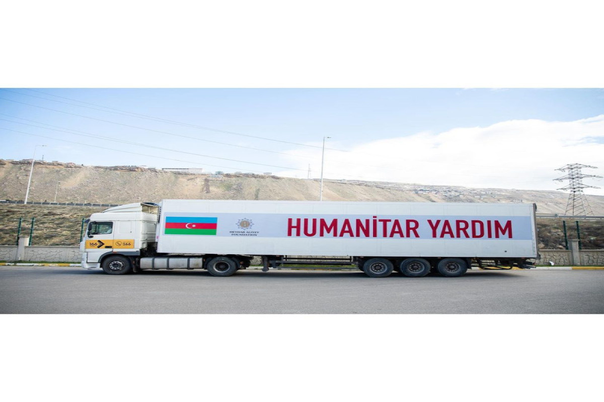 Mehriban Əliyeva Türkiyədəki zəlzələdən zərər çəkənlərə humanitar yardımla bağlı paylaşım edib