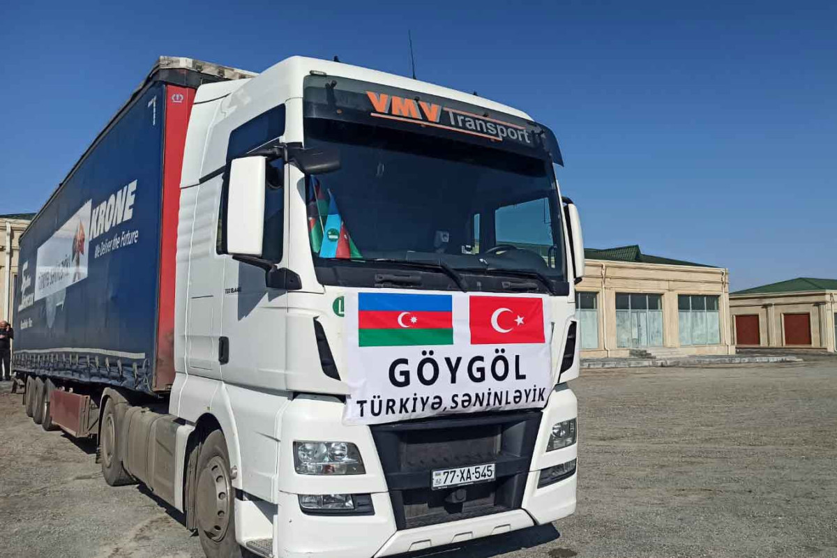 Göygöl rayonu da Türkiyəyə yardım kompaniyasına qoşulub - FOTO 