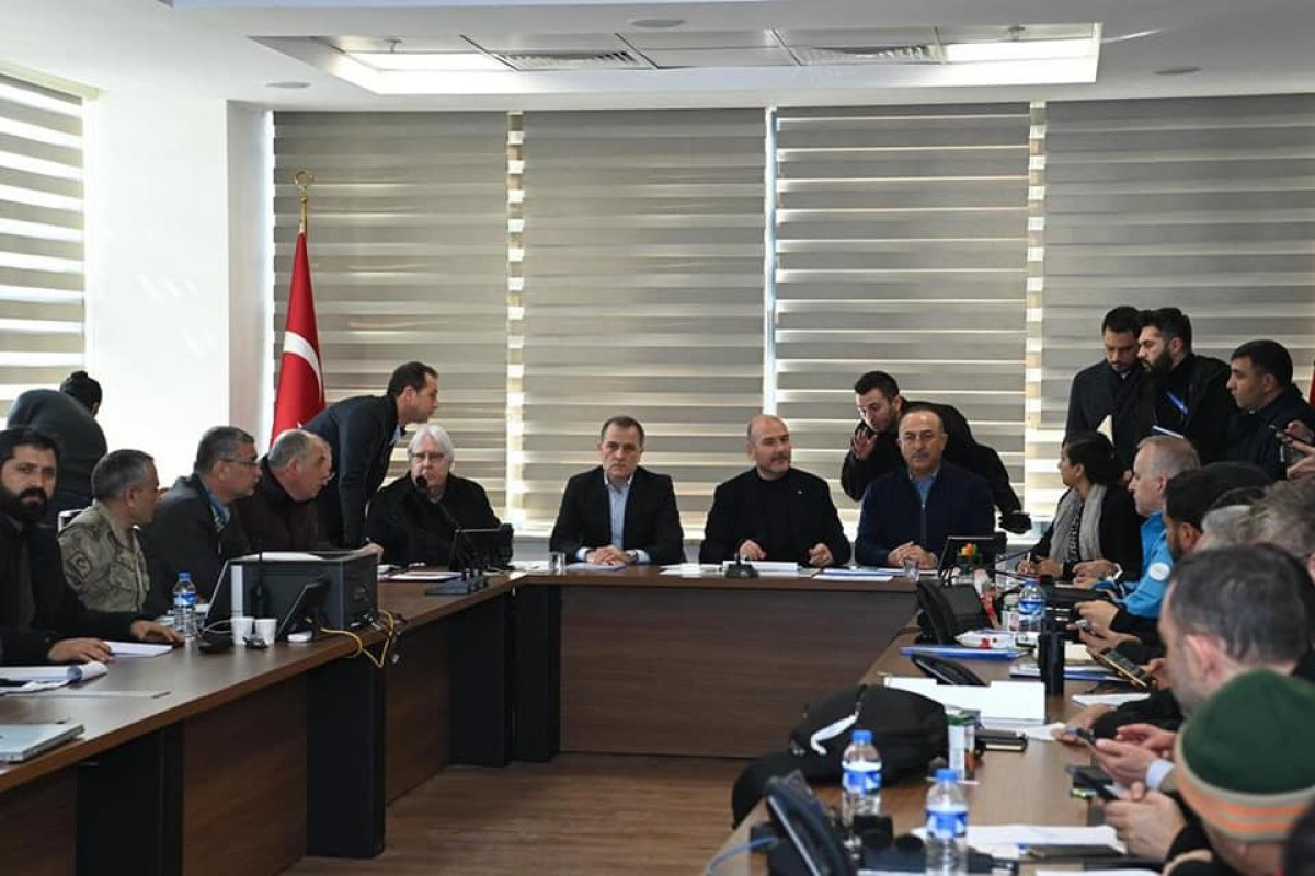 Ceyhun Bayramov AFAD-ın Koordinasiya Mərkəzində oldu - YENİLƏNİB 6 Ceyhun Bayramov Türkiyənin Kahramanmaraş şəhərində AFAD-ı ziyarət edib - FOTO