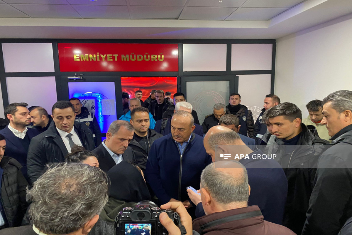 Ceyhun Bayramov türkiyəli nazirlərlə birgə dağıntı olan əraziyə gedib - FOTO  -  VİDEO  - YENİLƏNİB 