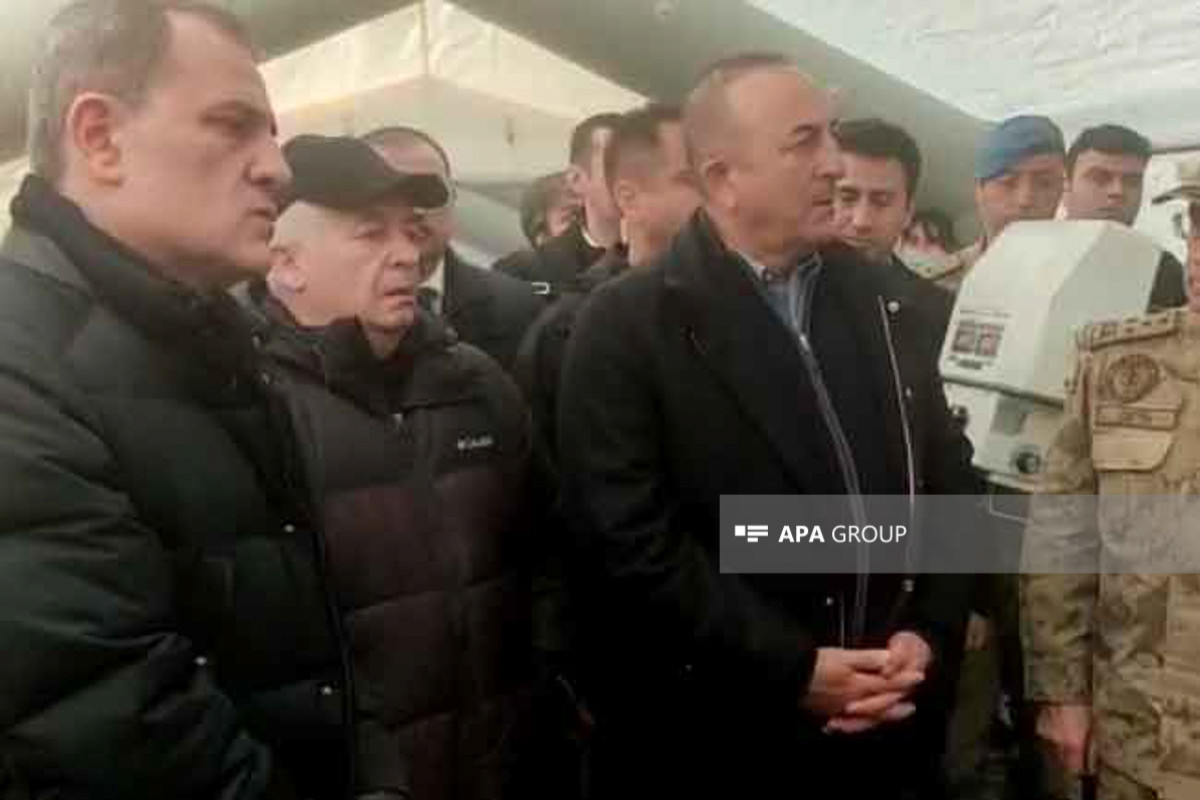 Ceyhun Bayramov Kahramanmaraşda AFAD-ın Kordinasiya Mərkəzinə gəlib