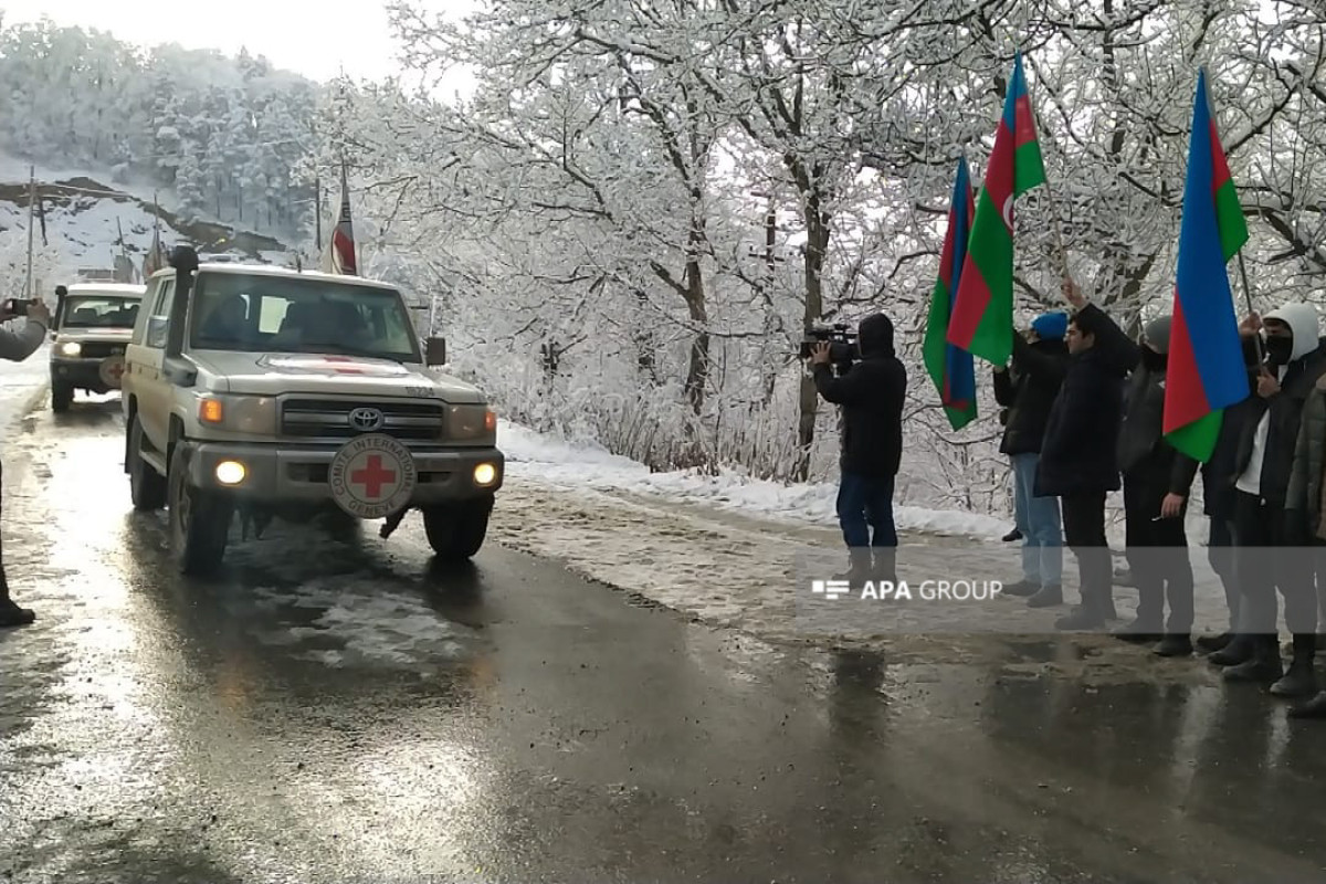 BQXK-a məxsus 5 minik, 1 yük maşını aksiya keçirilən ərazidən Xankəndinə qayıdıb - FOTO  - YENİLƏNİB-1 