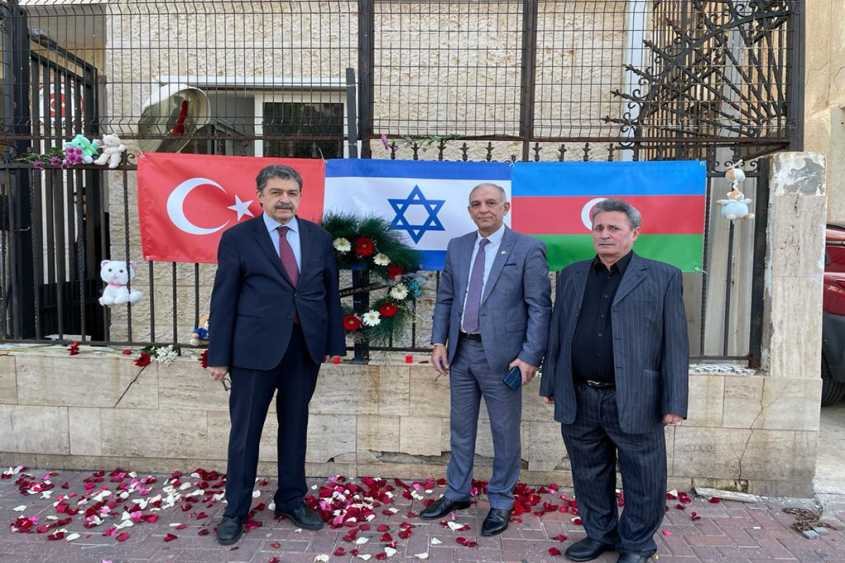 Азербайджанцы, проживающие в Израиле, посетили посольство Турции в Израиле