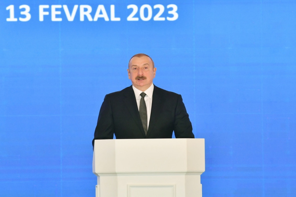 President of Azerbaijan Ilham Aliyev attended the groundbreaking ceremony of thermal power plant held at Gulustan Palace-UPDATED 