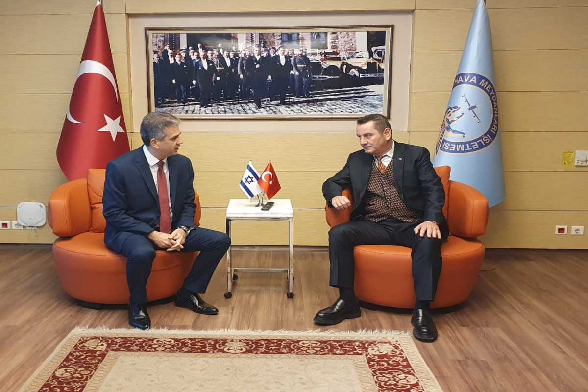 İsraili xarici işlər naziri Türkiyəyə  səfər edib