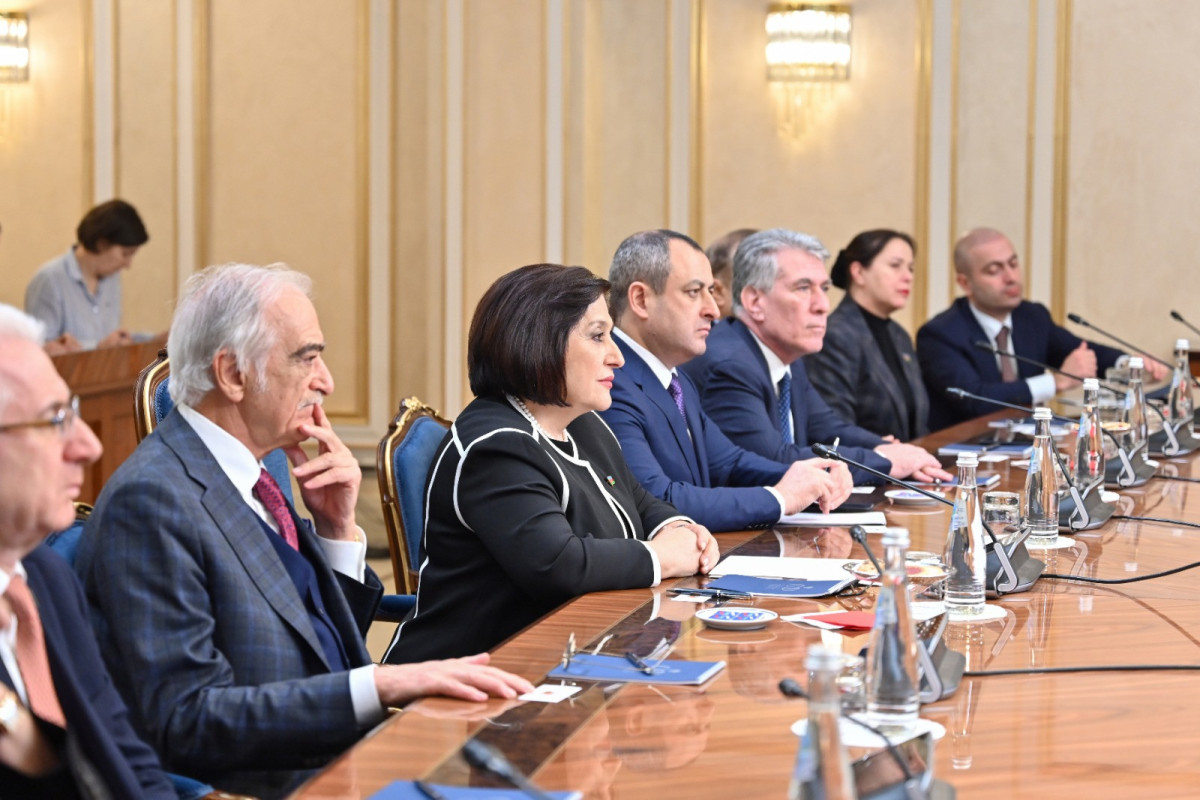 Milli Məclisin sədri Sahibə Qafarova, Rusiya Federal Məclisi Federasiya Şurasının sədri Valentina Matviyenko ilə görüş