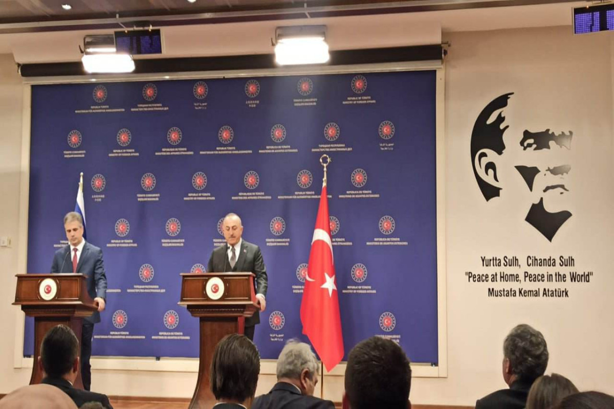 Çavuşoğlu: Türkiyə-İsrail əlaqələrinin inkişafı üçün hər iki tərəfdə siyasi iradə var
