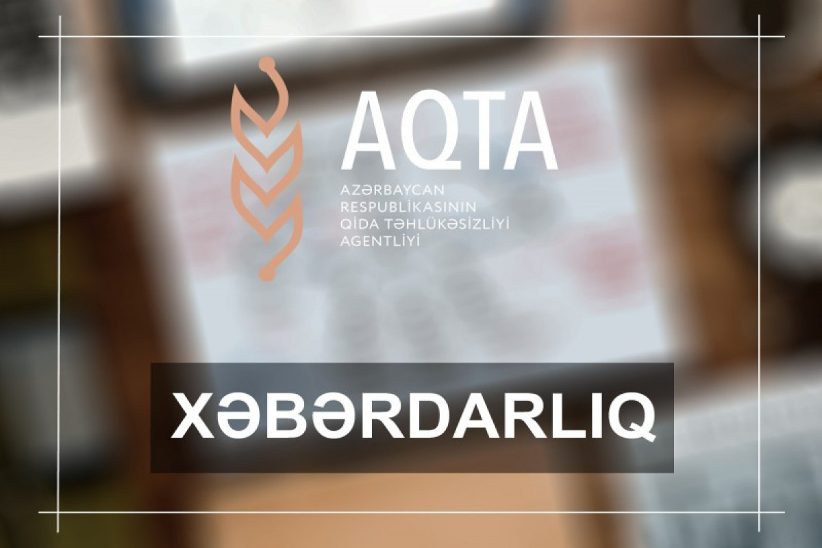 AQTA idxalı və istehsalı qadağan olunan təsiredici maddələrlə bağlı xəbərdarlıq edib