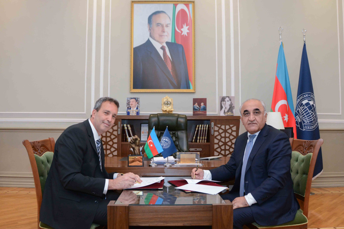 UNEC ilə İsrailin Sapir Akademik Kolleci arasında əməkdaşlıq müqaviləsi imzalanıb