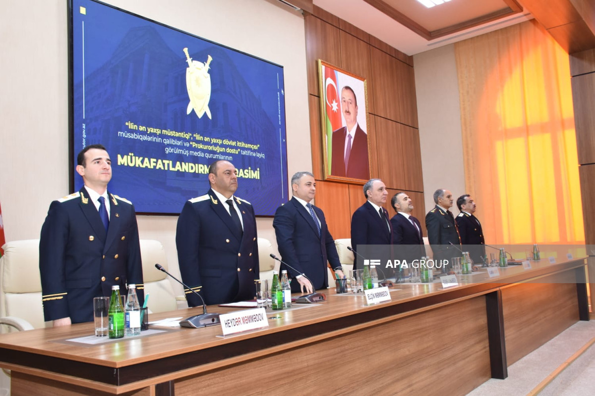“İlin ən yaxşı müstəntiqi”, “İlin ən yaxşı dövlət ittihamçısı” müəyyən olunub - FOTO  - YENİLƏNİB 