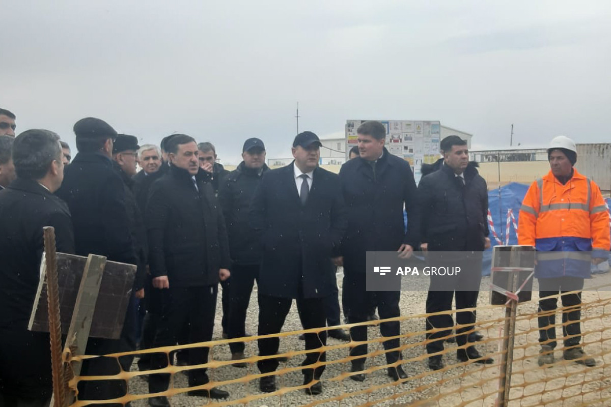 Şəhərsalma üzrə işçi qrupu Ağdamda yaşayış binalarının tikildiyi ərazilərə baxış keçirib - FOTO 