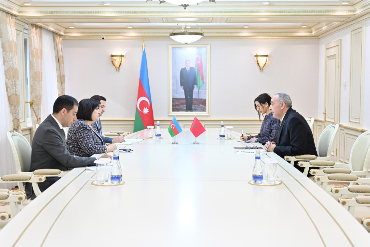 Sahibə Qafarova Mərakeşin ölkəmizdəki səfiri ilə görüşüb