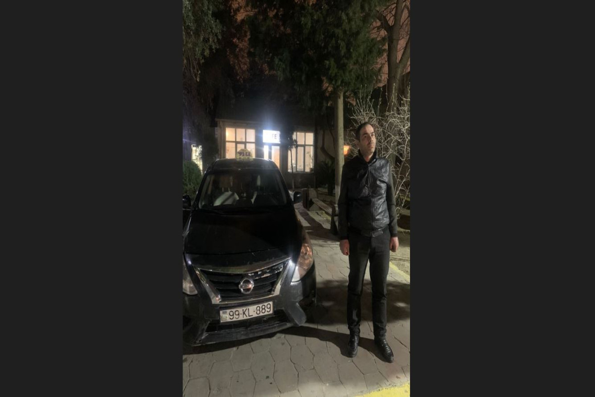 Bakıda narkotik aludəçisi olan taksi sürücüsü həbs edilib