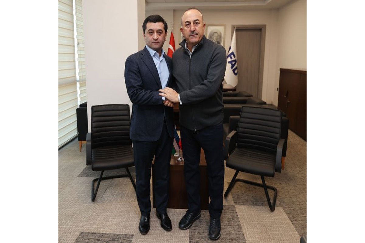 Türkiyə və Özbəkistan XİN rəhbərləri görüşüb