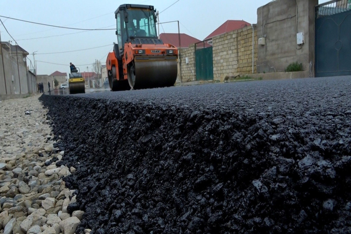 Azərbaycanda yol tikintisi və təmiri artıb