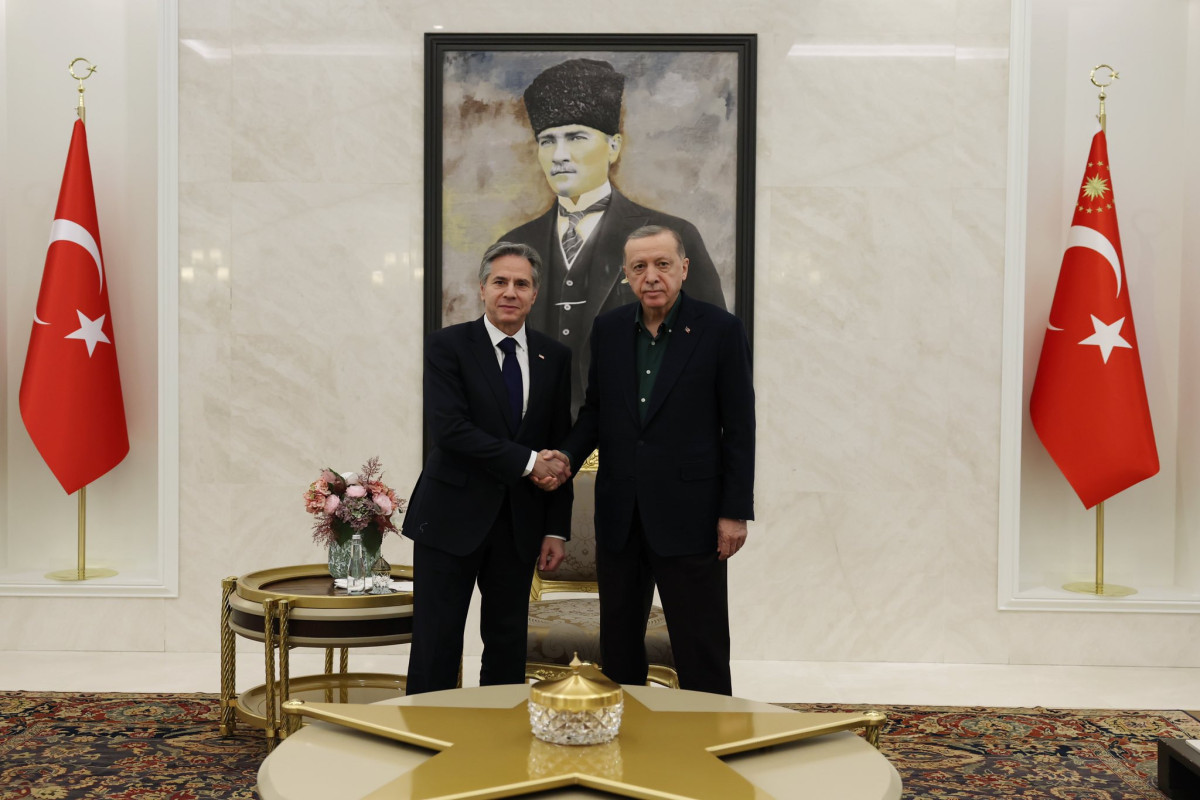 Ərdoğan Blinkeni qəbul edib - FOTO 
