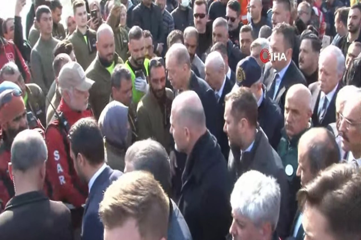 Ərdoğan MHP lideri ilə birlikdə zəlzələ bölgəsinə gedib
