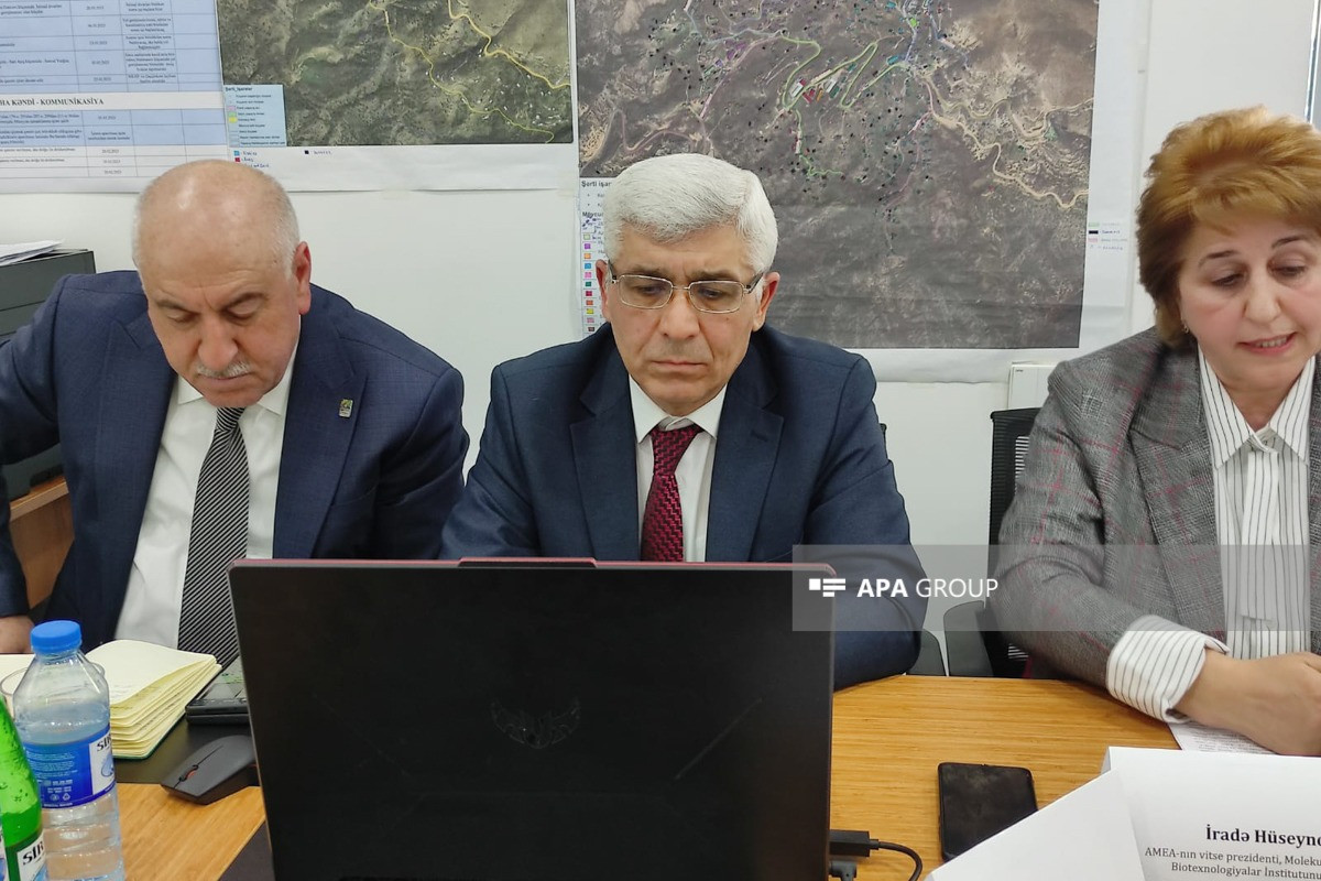 Azad edilmiş rayonların ortafoto və rəqəmsal topoqrafik planları aidiyyəti üzrə təhvil verilib