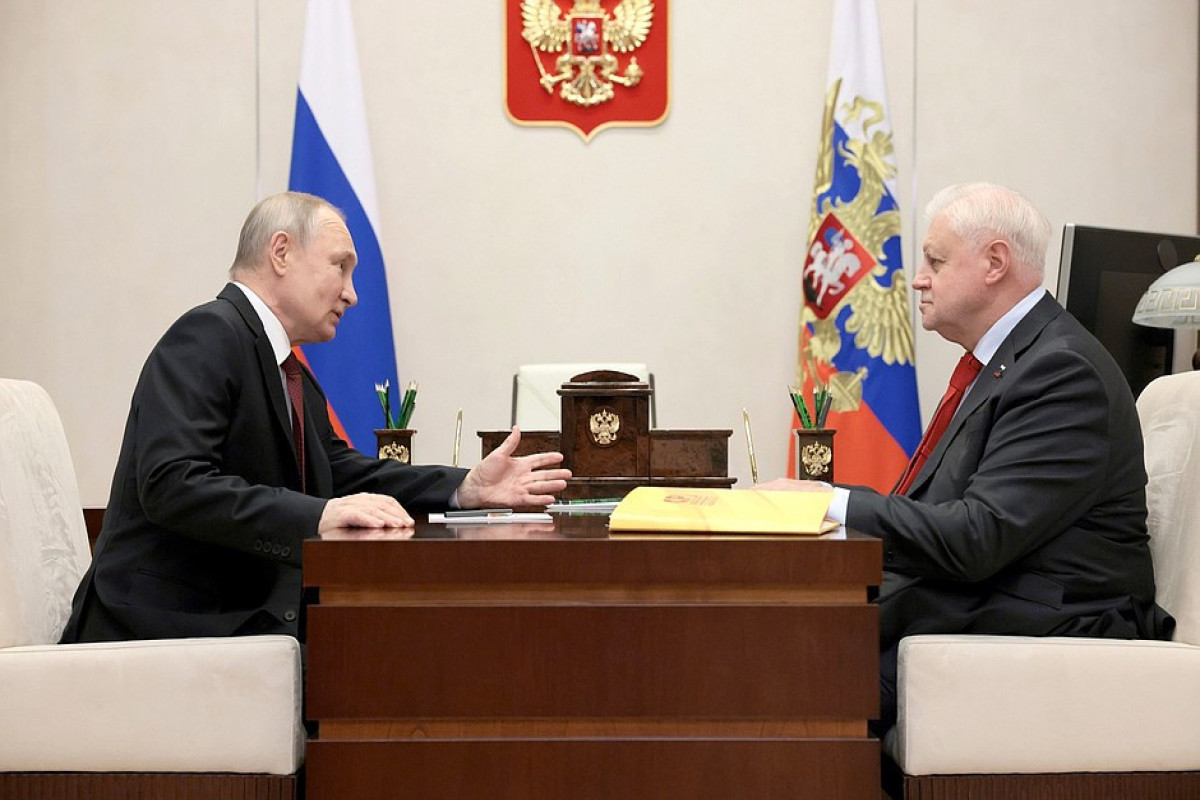 Sergey Mironov prezident seçkilərində Putini dəstəkləyəcəyini deyib