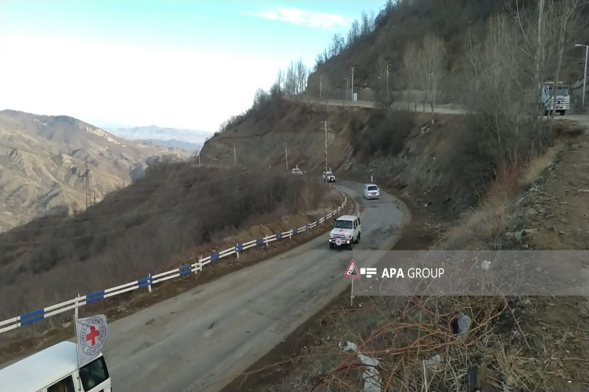 ICRC vehicles passed through Azerbaijan's Khankandi-Lachin road without hindrance-PHOTO 