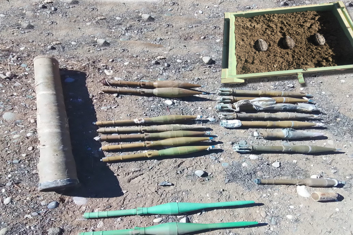 На освобожденных от оккупации территориях обнаружено большое количество боеприпасов-ФОТО 
