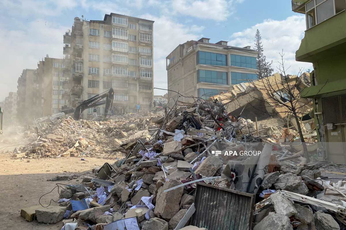 В зоне землетрясения в Турции проинспектированы 1 млн 250 тыс зданий и домов