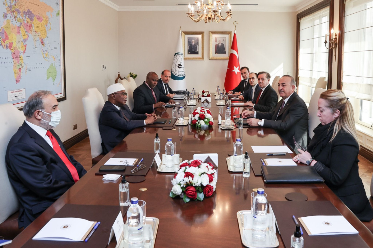 Turkish FM met with OIC Secretary-General
