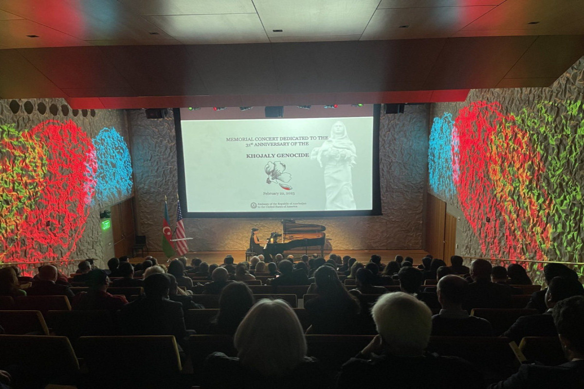 Vaşinqtonda Xocalı soyqırımının 31-ci ildönümü ilə bağlı xatirə konserti keçirilib - FOTO 