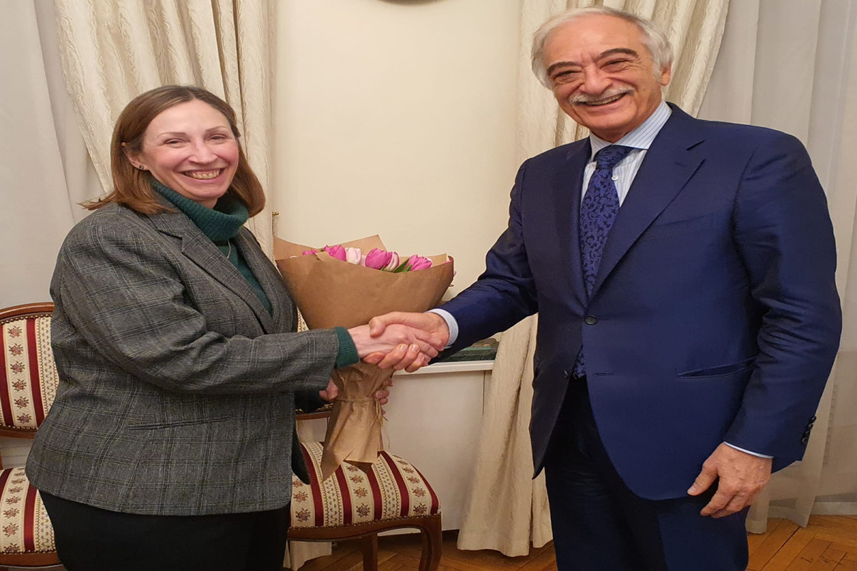 Azerbaijani ambassador to Russia receives the US ambassador to Russia