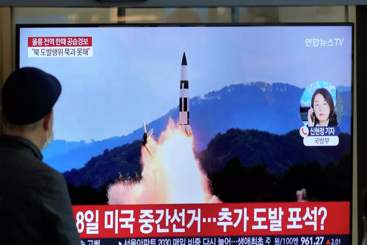 North Korea test-fired four cruise missiles