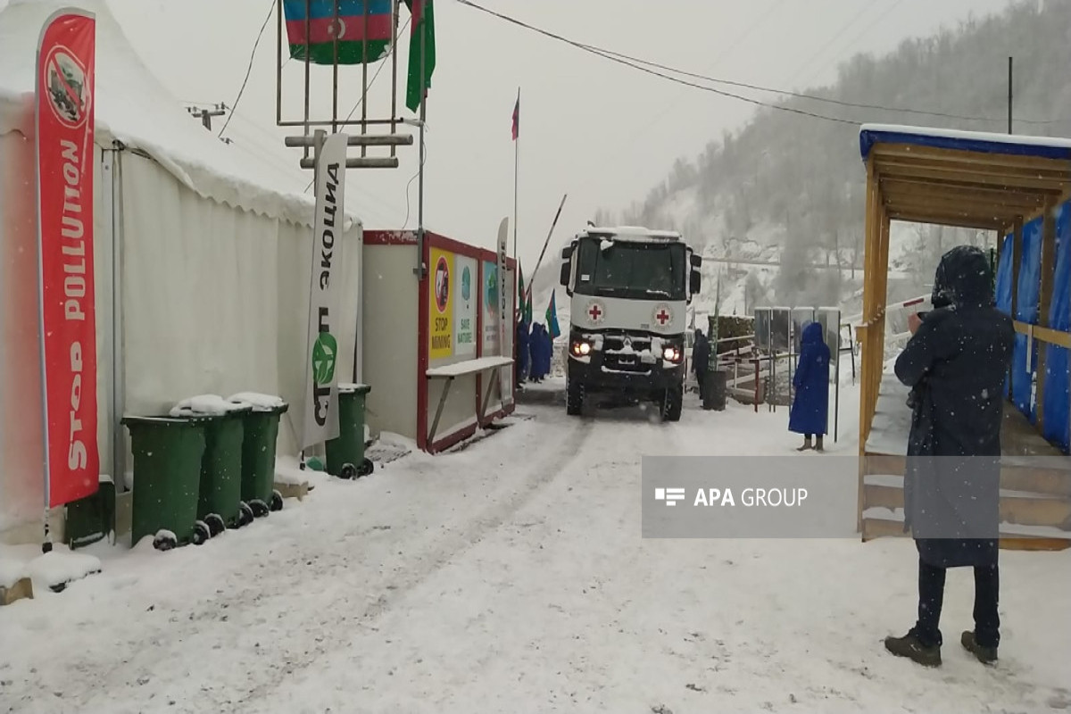 ICRC vehicles passed through Azerbaijan's Khankandi-Lachin road without hindrance-PHOTO -UPDATED 