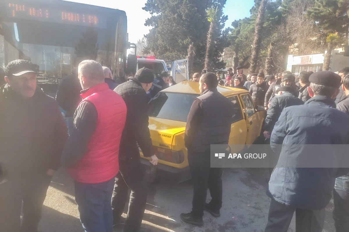 Sumqayıtda yol qəzası baş verib, yaralanan var
