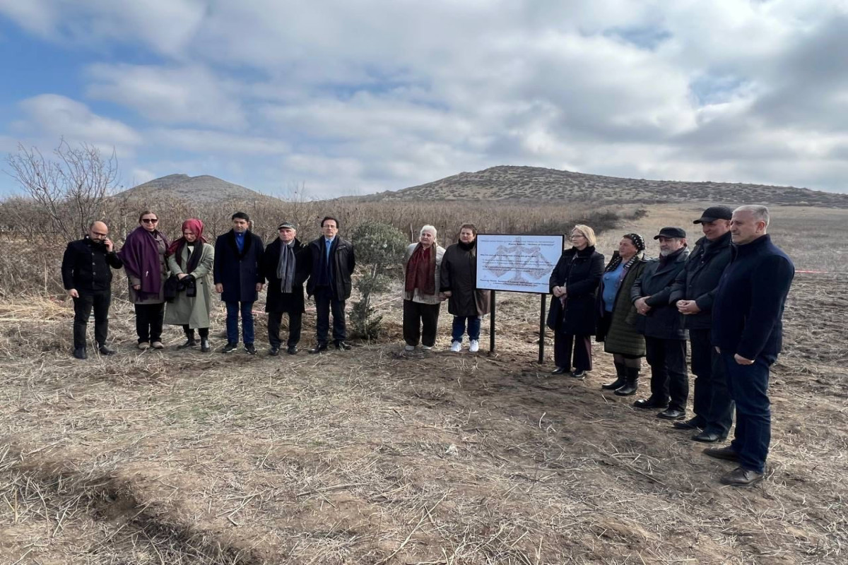 Members of the International Coalition visited "Corridor of death" where the residents of Khojaly were killed