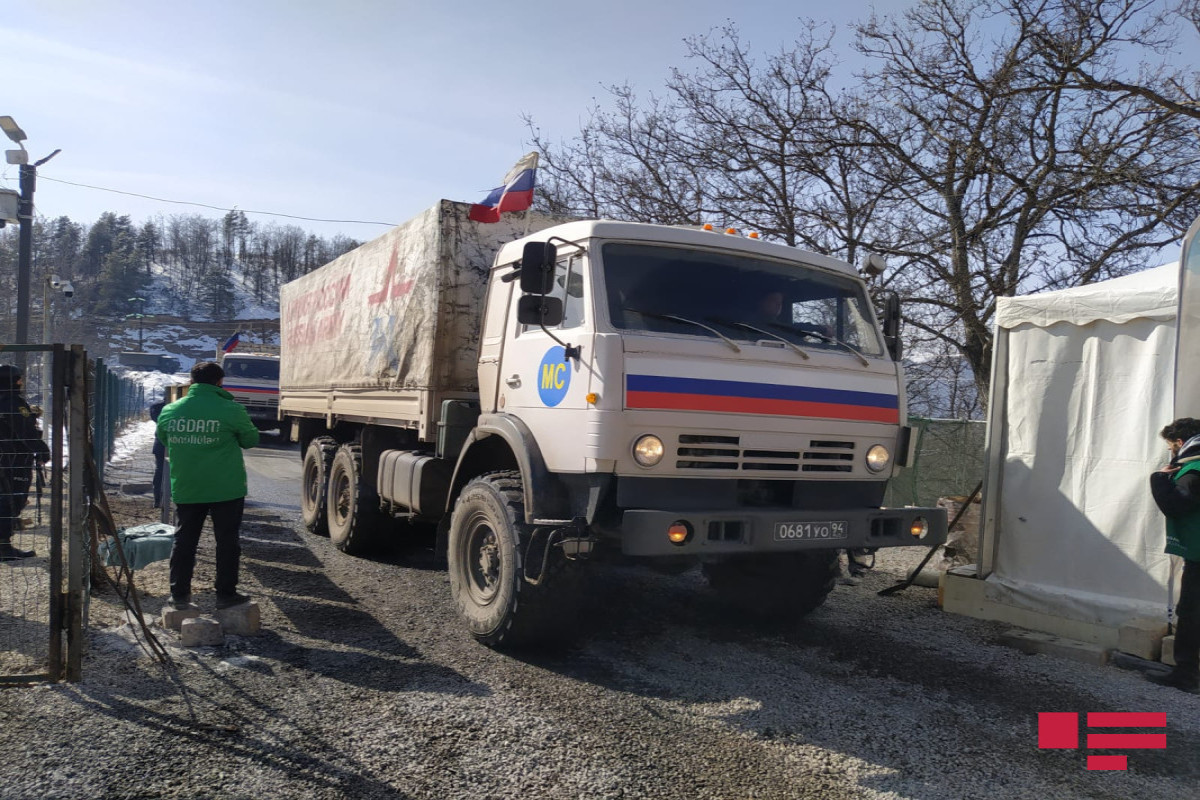 One more convoy belonging to RPC unimpededly passed through Azerbaijan's Lachin-Khankendi road-UPDATED-3 
