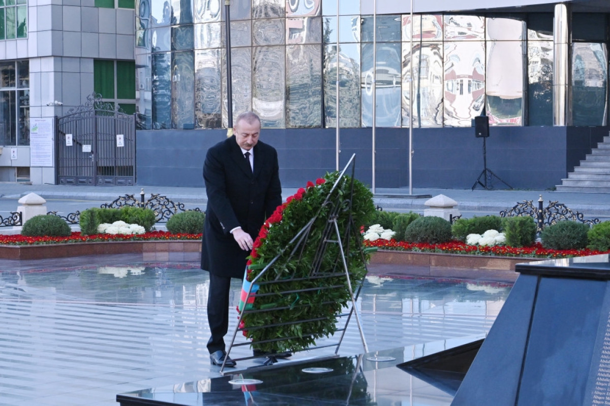 President Ilham Aliyev visited Khojaly genocide memorial