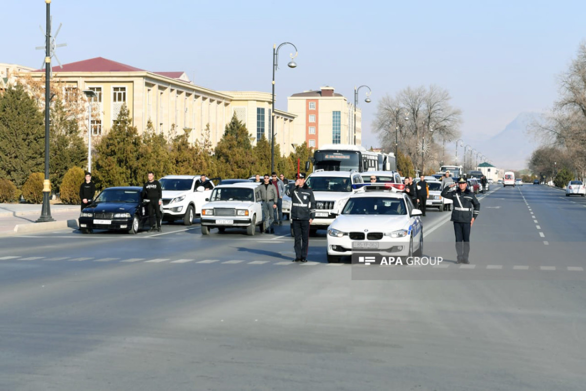 Naxçıvanda Xocalı soyqırımı qurbanlarının xatirəsi bir dəqiqəlik sükutla yad edilib - FOTO 