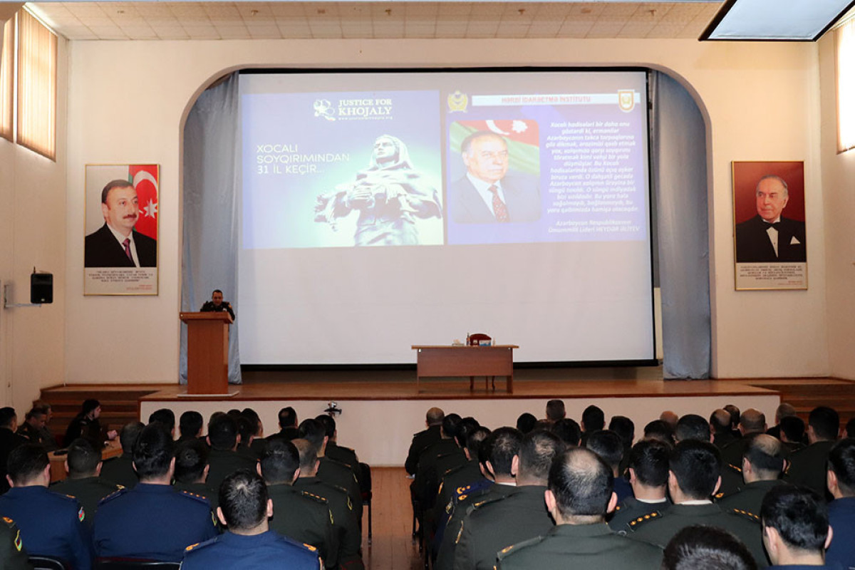 A series of events were held in the Azerbaijan Army on the occasion of the 31th anniversary of the Khojaly genocide