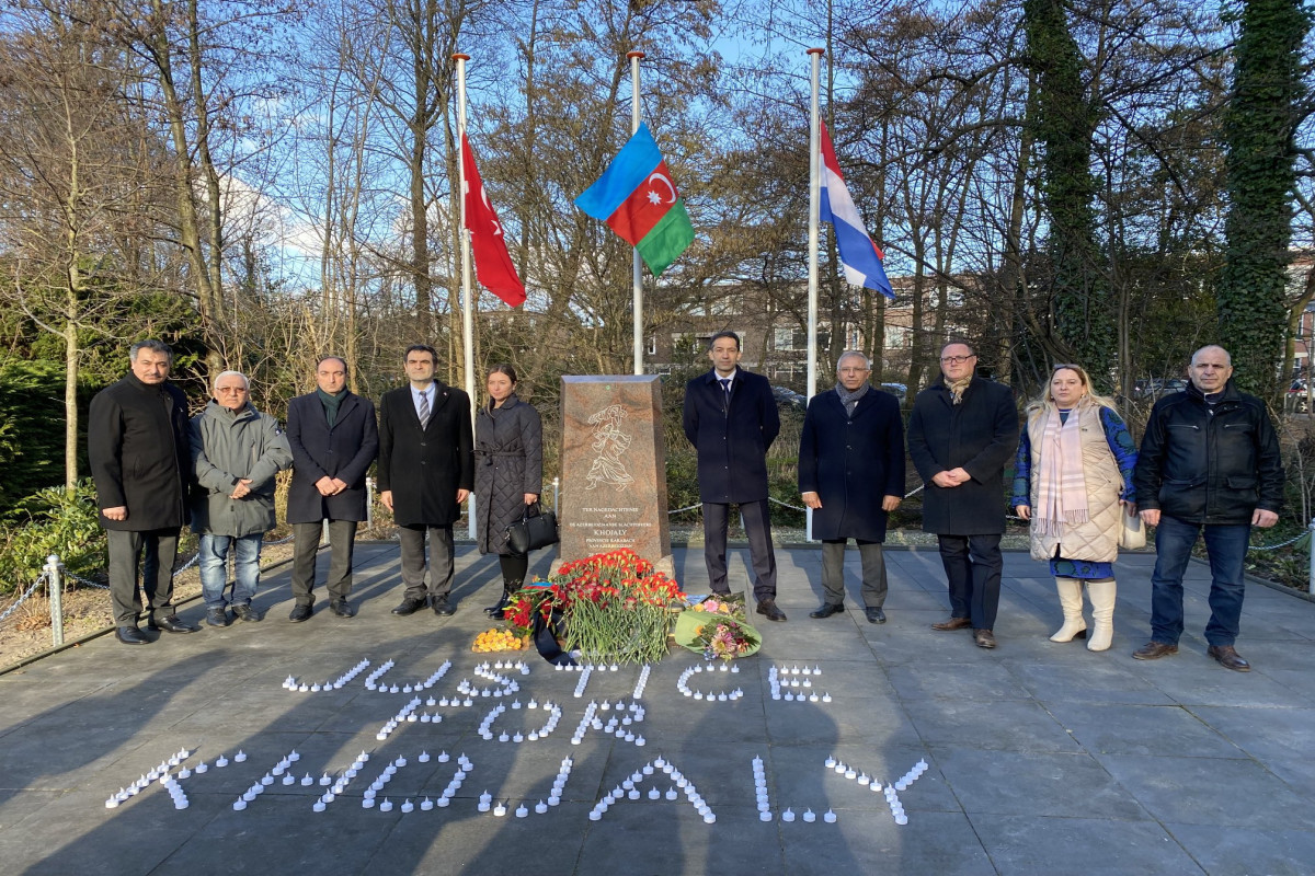 В Гааге почтили память жертв Ходжалы-ФОТО 