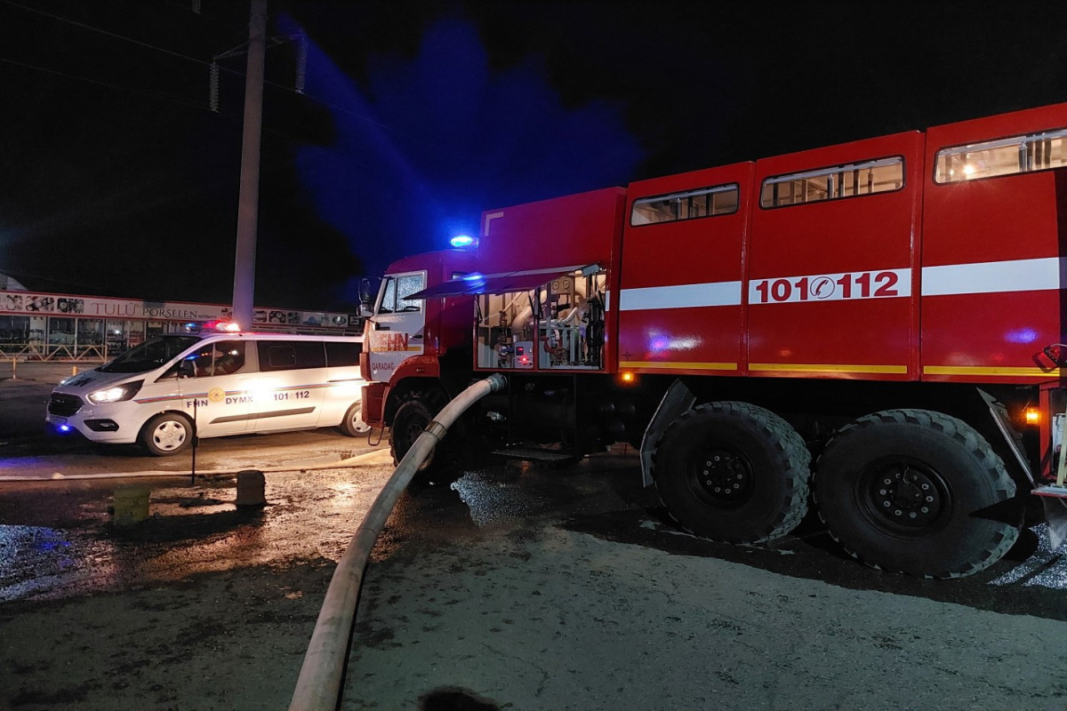 Госслужба провела пожарно-тактические учения в торговом центре «Садарак»-ВИДЕО 