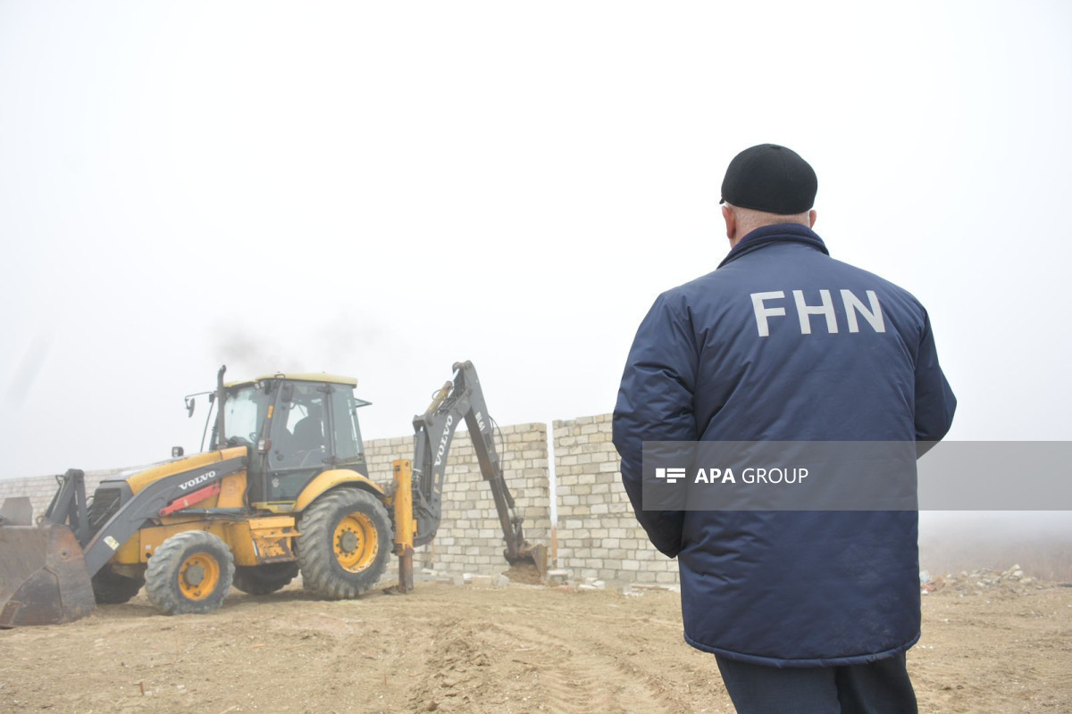 В поселке Сахиль снесен незаконно построенный объект в прибрежной защитной полосе - ФОТО-ОБНОВЛЕНО 