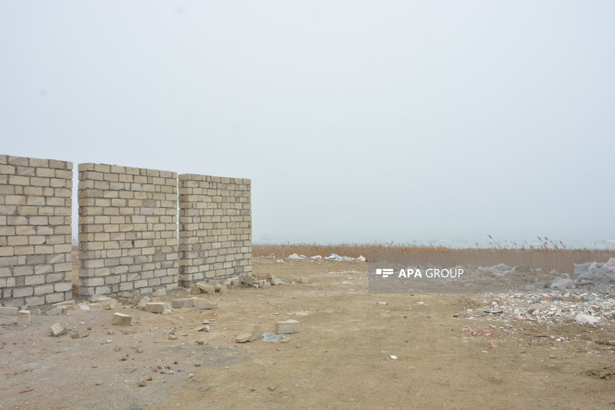 В поселке Сахиль снесен незаконно построенный объект в прибрежной защитной полосе - ФОТО-ОБНОВЛЕНО 