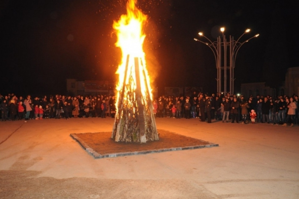 Azerbaijan celebrates Fire Tuesday of Novruz Holiday