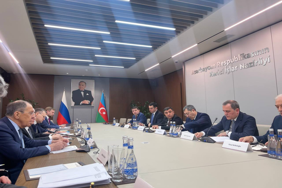 Началась встреча глав МИД Азербайджана и России в расширенном составе - ОБНОВЛЕНО-1 