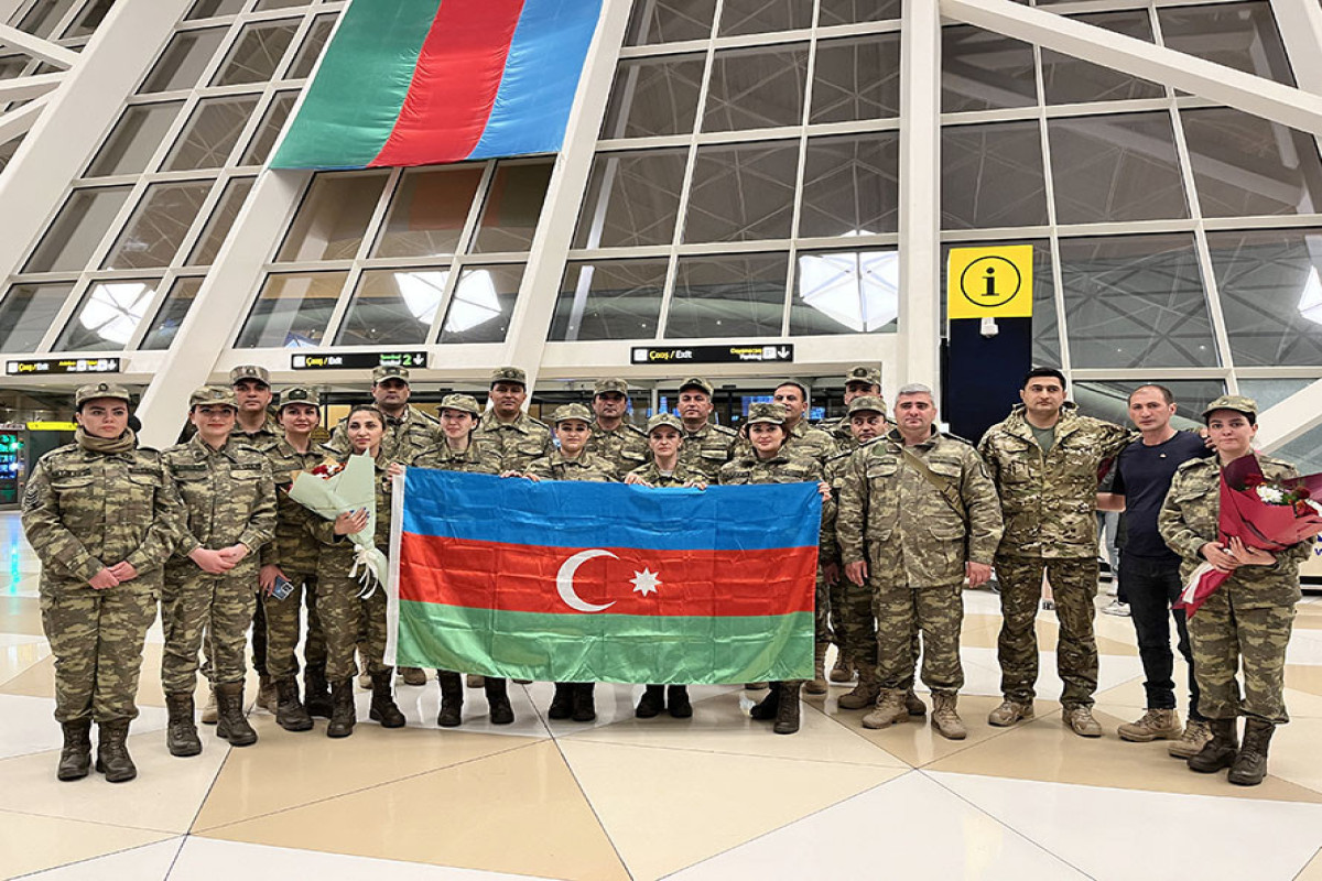 Military medical personnel of Azerbaijani army returned to motherland from Kahramanmarash-PHOTO 