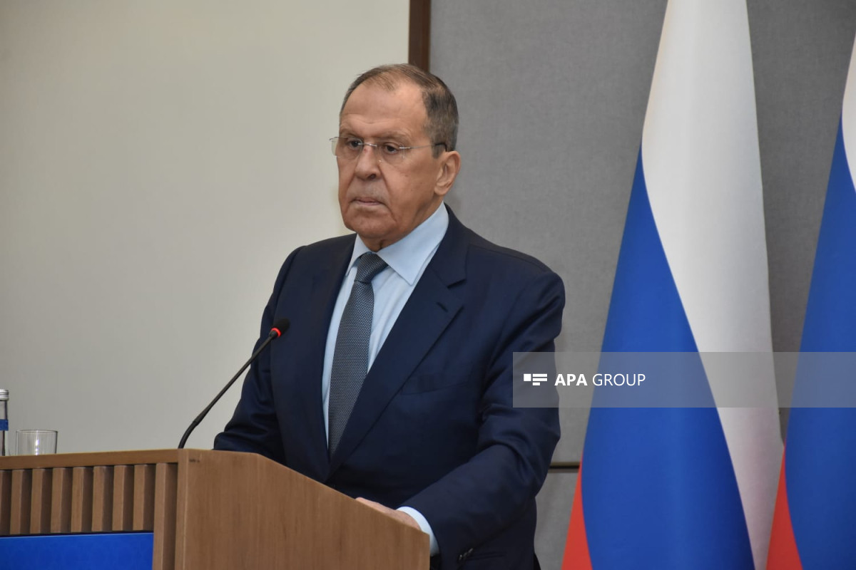 Lavrov: Günəşli və qonaqpərvər Bakıda olmaqdan məmnunam