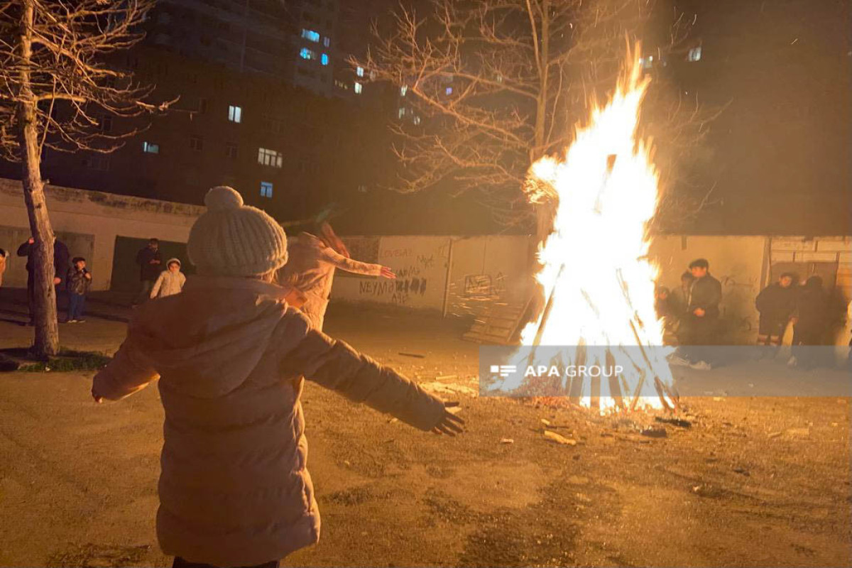 Baku celebrates Fire Tuesday of Novruz Holiday-PHOTO 