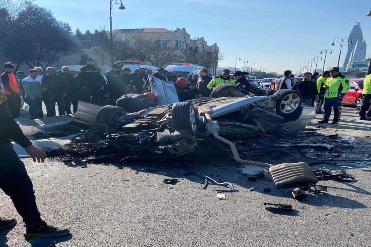 TƏBİB Bakıda baş verən yol qəzası ilə bağlı məlumat yayıb
