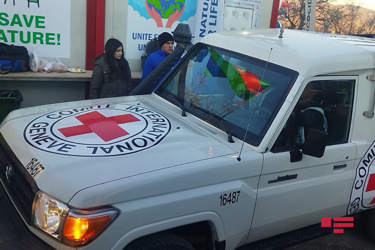 Автомобили Красного Креста беспрепятственно проехали по дороге Лачин-Ханкенди -ФОТО 