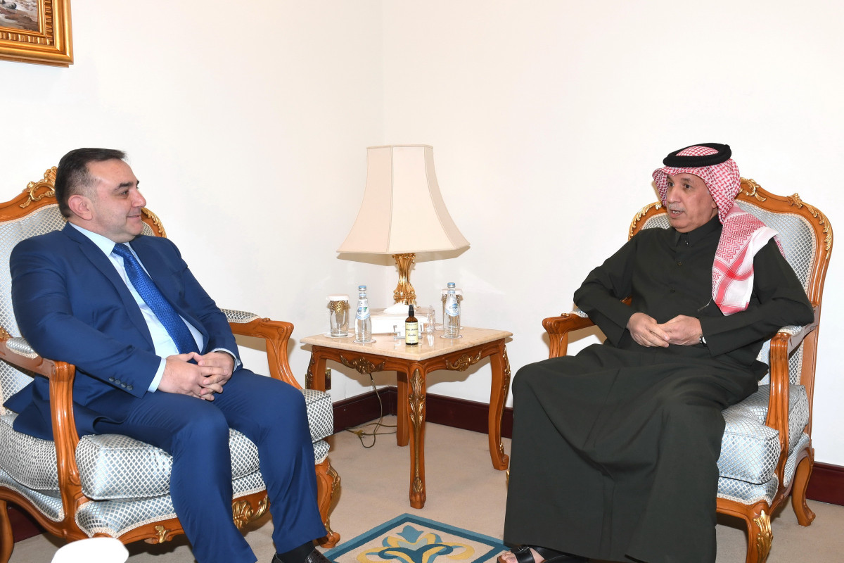 Qatari Minister of State for Foreign Affairs received Azerbaijani ambassador to Qatar